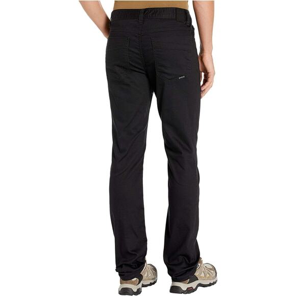 prAna Men's Bridger Jeans Size 40x34 Slim Fit Black Organic Cotton Stretch NEW - Picture 2 of 10